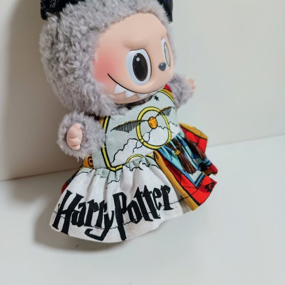 golden snitch dress Custom Harry Potter and Snake Print Bow Made to Fit Labubu Loop Exchange